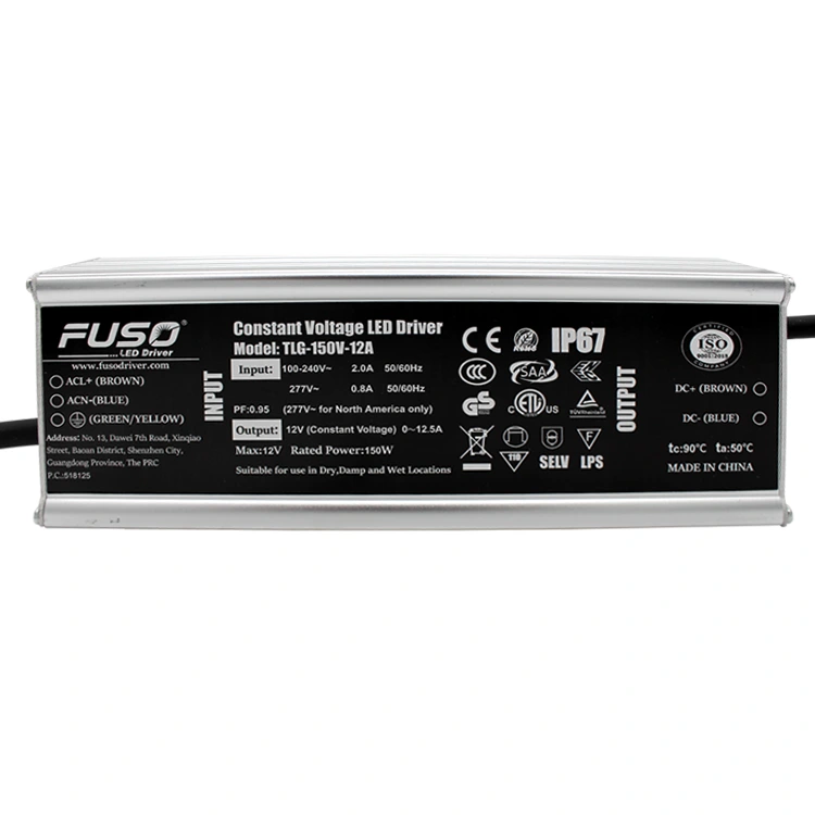 Tại sao nên chọn Trình điều khiển đèn LED điện áp không đổi PF 24V 150W cao?